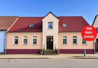 HORN IMMOBILIEN ++ großes Einfamilienhaus in Brüssow bei Löcknitz