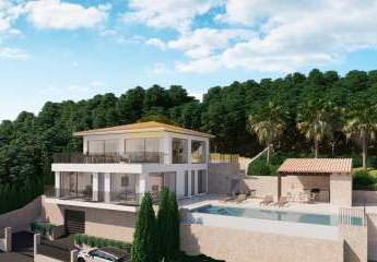 Neubau. Exklusive Villa im Tramuntana Gebirge mit Panoramablick.