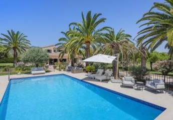 Luxusfinca unter Palmen mit Designerpool im Herzen Mallorcas