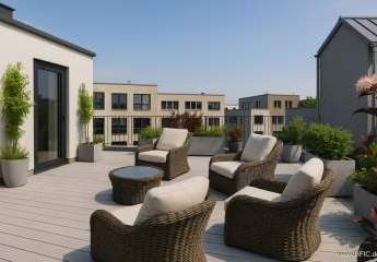 Top-Lage: Penthouse mit großer Dachterrasse, Klimaanlage und 2 Tiefgaragenstellplätze