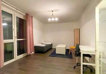 fully furnished for use as a shared flat, 3 rooms, loggia, kitchen, bathroom
