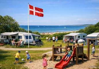 Campingplatz in Dänemark - küstennahe Lage, nahe deutscher Grenze, Betreiberunterkunft