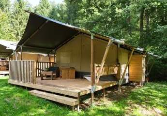 Naturcampingplatz in der Weinregion Nahe - mit Mietobjekten, Betreiberunterkunft  und Restaurant