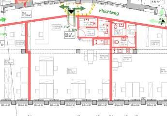 Top sanierte 80 qm Gewerbefläche für Büro, Praxis, Kanzlei in Alt-Tegel