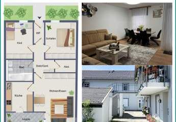 PROVISIONSFREI ! SEHR GUT GESCHNITTENE 3-ZIMMER-WOHNUNG MIT GARAGE IM STADTZENTRUM VON RADEVORMWALD