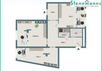 EBENERDIGE ATTRAKTIVE BÜRORÄUME IM STADTZENTRUM VON RADEVORMWALD