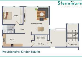 2-ZIMMER-EIGENTUMSWOHNUNG IN GUTER LAGE AM STADTZENTRUM VON RADEVORMWALD, PROVISIONSFREI !