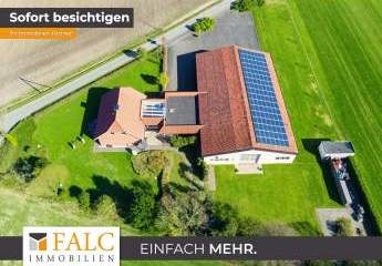 Selbstständige Aufgepasst ! Einfamilienhaus mit KFZ-Halle & Bürotrakt