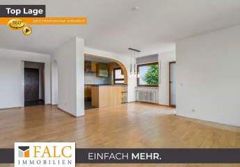 Wohnen am Waldrand: 4-Zimmerwohnung mit zwei Loggien und Garage