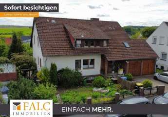 ***Settmarshausen - Großzügiges Ein- bis Zweifamilienhaus mit großem Garten und Doppelgarage***