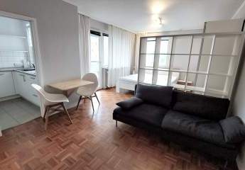 Großzügige moderne 1,5 Zimmer Wohnung  mit Balkon - voll möbliert