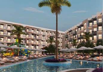 Meerblick-Apartment 60 m² mit privatem Strand in Bella Bay Mamsha – schon mit nur 10 % Anzahlung