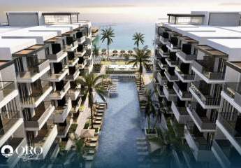 Studio mit seitlichem Meerblick & Privatstrand in Ahyaa – 10 % Anzahlung
