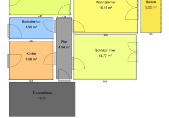 3 Zimmer Eigentumswohnung in Mehrfamilienhaus