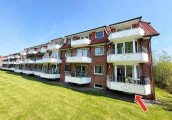 Urlaub beginnt hier - helle Ferienwohnung mit 
Balkon & Sauna an der Nordsee in Dorum-Neufeld