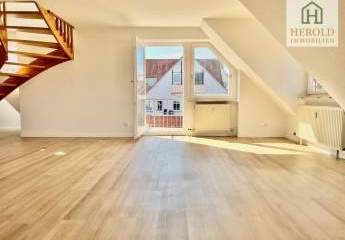 **Charmante, offene Maisonette-Wohnung mit Balkone in ruhiger Lage**