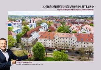 *2015 Kernsaniert* Charmante 3-Raumwohnung mit Balkon in grüner Lage in Leipzig / Kleinzschocher