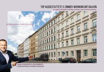 hochwertig sanierte 3-Zimmerwohnung mit Balkon im Trendviertel Reudnitz – urban & lebendig