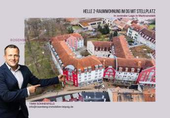 Helle 2-Raumdachgeschosswohnung mit Stellplatz in zentraler Lage in Markranstädt