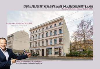 Charmante 3-Raumwohnung mit Balkon in zentraler Lage in Leipzig / Gohlis
