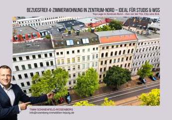 WG-geeignete 4-Raumwohnung im Zentrum-Nord – mit Blick auf das Elefantengehege im Leipziger Zoo