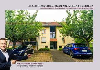 Charmante 2-Raumwohnung im EG mit Balkon & Stellplatz in grüner Lage in Leipzig / Heiterblick