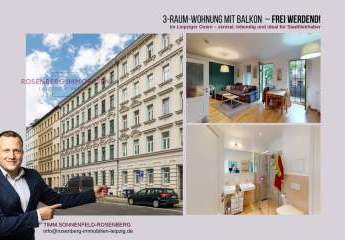*ab 01.01.2026 bezugsfrei*
Charmante 3-Raumwohnung mit Balkon im Leipziger-Osten