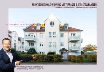 Charmante Single-Wohnung mit 
2 TG-Stellplätzen im Leipziger-Süden