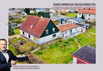 Einfamilienhaus mit großem Grundstück im Leipziger Süden nahe Seenlandschaft