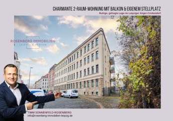 Charmante 2-Raumwohnung mit Balkon und Stellplatz im Leipziger-Osten!
