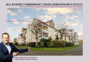 Sofort bezugsfreie 3-Raum-Wohnung mit 2 Terrassen und vielen Highlights im Leipziger Südosten!