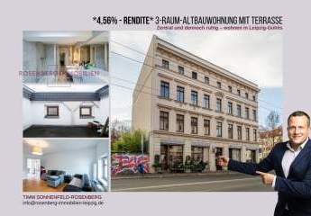 Attraktives Renditeobjekt: 
Frisch vermietete 2-Raum-Wohnung mit Terrasse