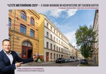 *letzte Mieterhöhung 2025* Charmante 3-Zimmer-Wohnung im Hochparterre in Leipzig Zentrum-Südost