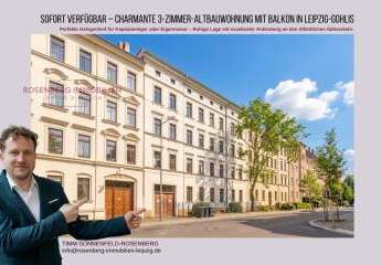*Sofort Verfügbar* 
Charmante 3-Zimmer-Altbauwohnung mit Balkon in gefragter Lage in Gohlis