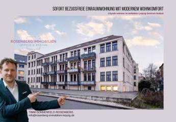 Bezugsfreie 1-Raumwohnung mit modernem Wohnkomfort + kompaktem Grundriss in Leipzig / Zentrum-Südost