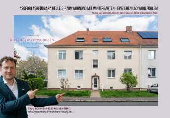 *Bezugsfrei*
Helle, Gut geschnittene 
2-Raumwohnung mit Wintergarten in Leipzig / Sellerhausen-Stünz