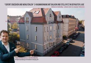 Renovierte 3-Raumwohnung mit Balkon und Stellplatz in Leipzig / Schleußig - sofort verfügbar!