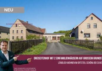 Zwei Häuser auf großzügigem Grundstück mit viel Potenzial in ländlicher Lage – Ideal für Familien!