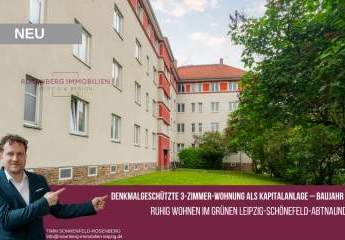 Gepflegte 3-Zimmer-Kapitalanlage im charmanten Altbau – Baujahr 1935 
in Leipzig / Schönefeld