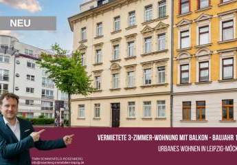 Charmante 3-Raumwohnung mit Balkon im beliebten Stadtteil Möckern!