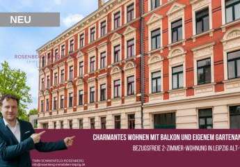 *BEZUGSFREI* Denkmalgeschützte 2-Zimmer Wohnung in Leipzig Alt-West