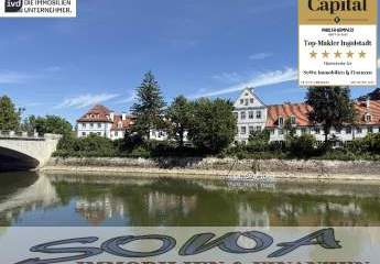 Leopoldineninsel - Schöne bezugsfreie 2 Zimmer Wohnung mit Balkon mit Blick auf das Schloss in einer beliebten Lage in der Stadtmitte in Neuburg - Ein Objekt von Ihrem Immobilienpartner SOWA Immobilie