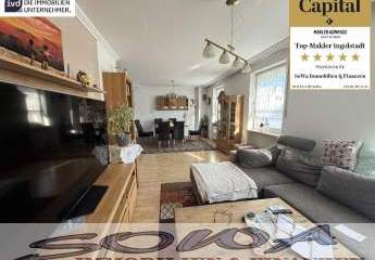 Stadtwohnung! Großzügige 3,5 Zimmer Wohnung mit Balkon in der Stadtmitte in Neuburg - Ein neues Zuhause von SOWA Immobilien und Finanzen Ihr Experte vor Ort