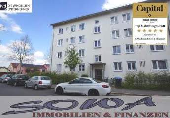 Schöne 5 Zimmer Wohnung (2 zusammengelegte Wohnungen) mit Balkon und mit Garage in Neuburg - Ein Objekt von Ihrem Immobilienpartner SOWA Immobilien und Finanzen