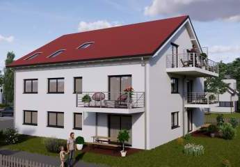 Neubau-EG-Wohnung mit Terrasse, Garten & Hobbyraum – ca. 106 m² Wohn-/Nutzfl. – Bezug Februar 2026