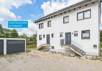 Jetzt schnell sein! Neubau-Doppelhaushälfte in Ergoldsbach mit Garten, Garage und KfW-55-Standard