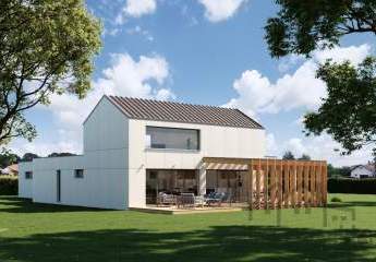 neues Wohnen für mehr Möglichkeiten mit einen originellen Holzhaus auf Ihrem Grundstück
