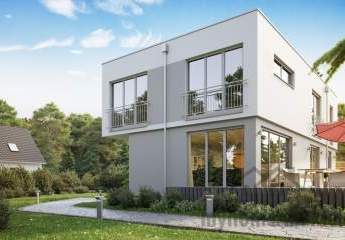 Schöner Wohnen geht nicht, mit neuer Flachdach-Villa als Doppelhaushälfte in Nürnberg