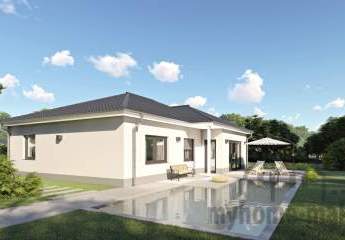 Ihr neues Bungalow mit Grundstück mit voller Fantasie, mit neuen Formen und Farben in Oberasbach