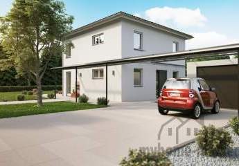 Neubau Doppelhaushälfte mit voller Fantasie, mit neuen Formen und Farben in Schwabach